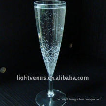 Crystal Clear Plastic Champagne Glass